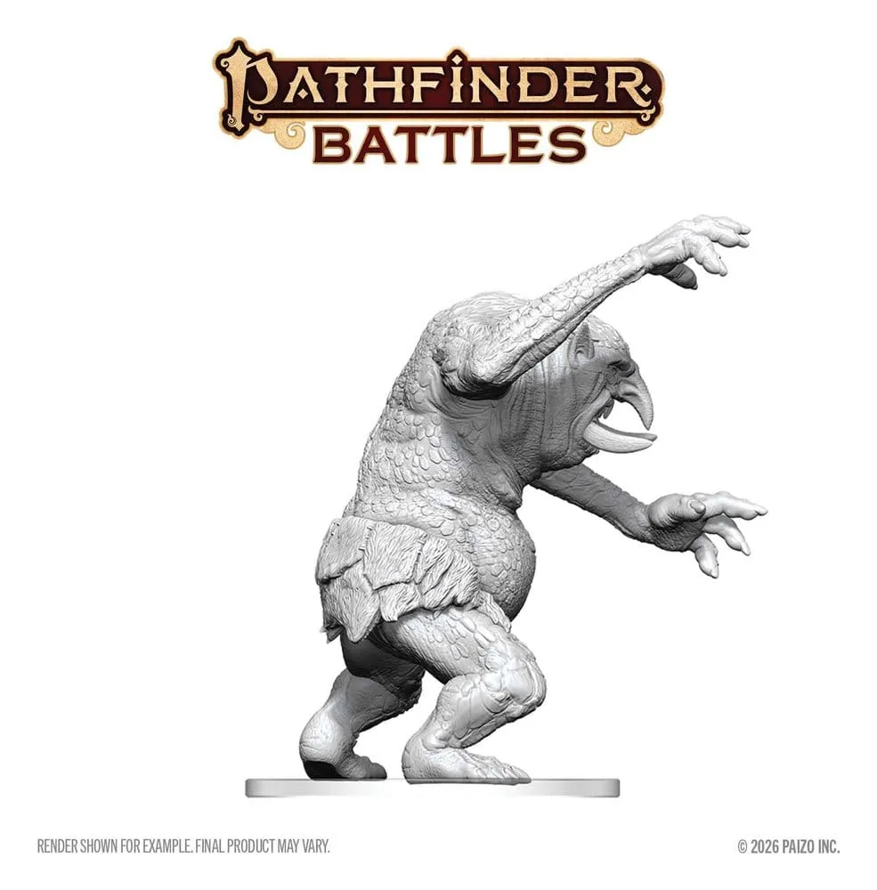 Pathfinder Battles Miniature – Deep Cuts Forest Troll 15 cm 4