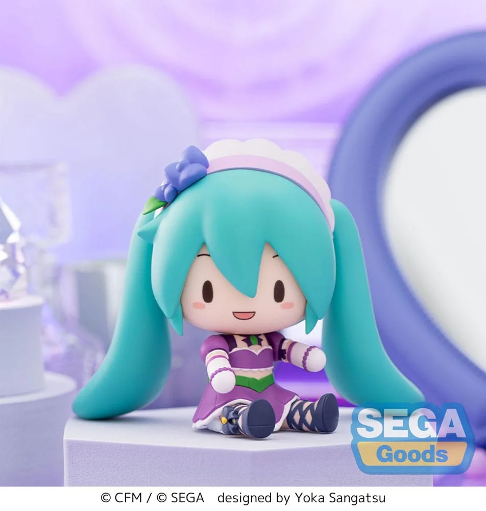 Hatsune Miku Chibi Figure – Fuwa Petit Sparkly Purple 8 cm 8
