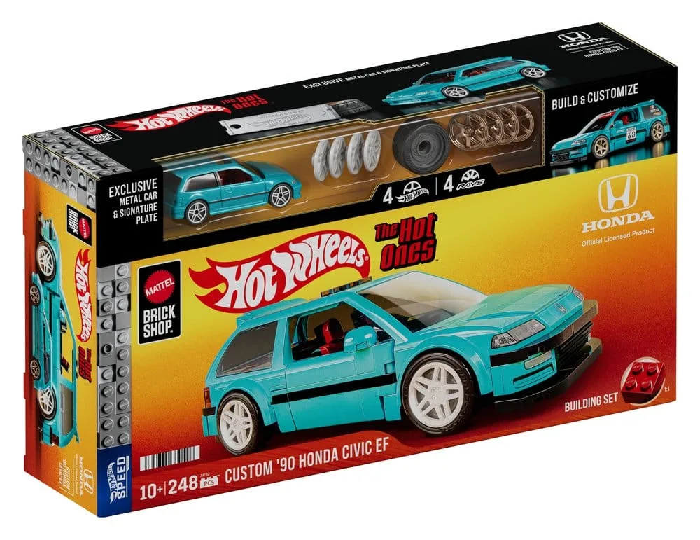 Hot Wheels Building Set – Custom 1990 Honda Civic EF 1:32 6