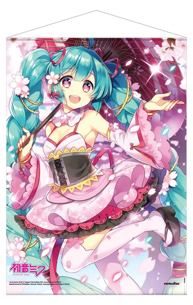 Hatsune Miku Wall Scroll – Hanami 50 x 70 cm