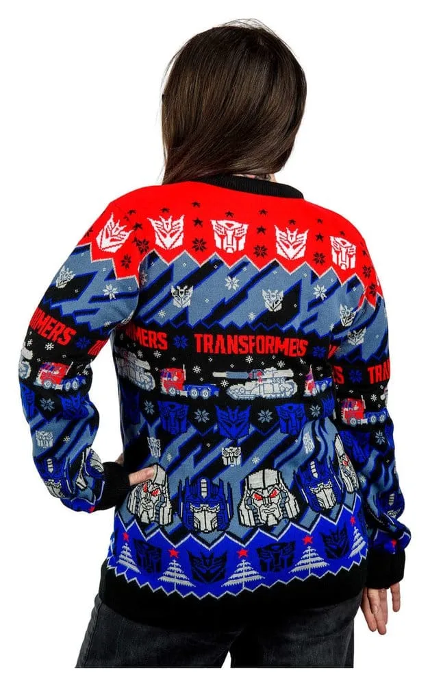 Transformers Christmas Sweater – Optimus vs Megatron XXL 3