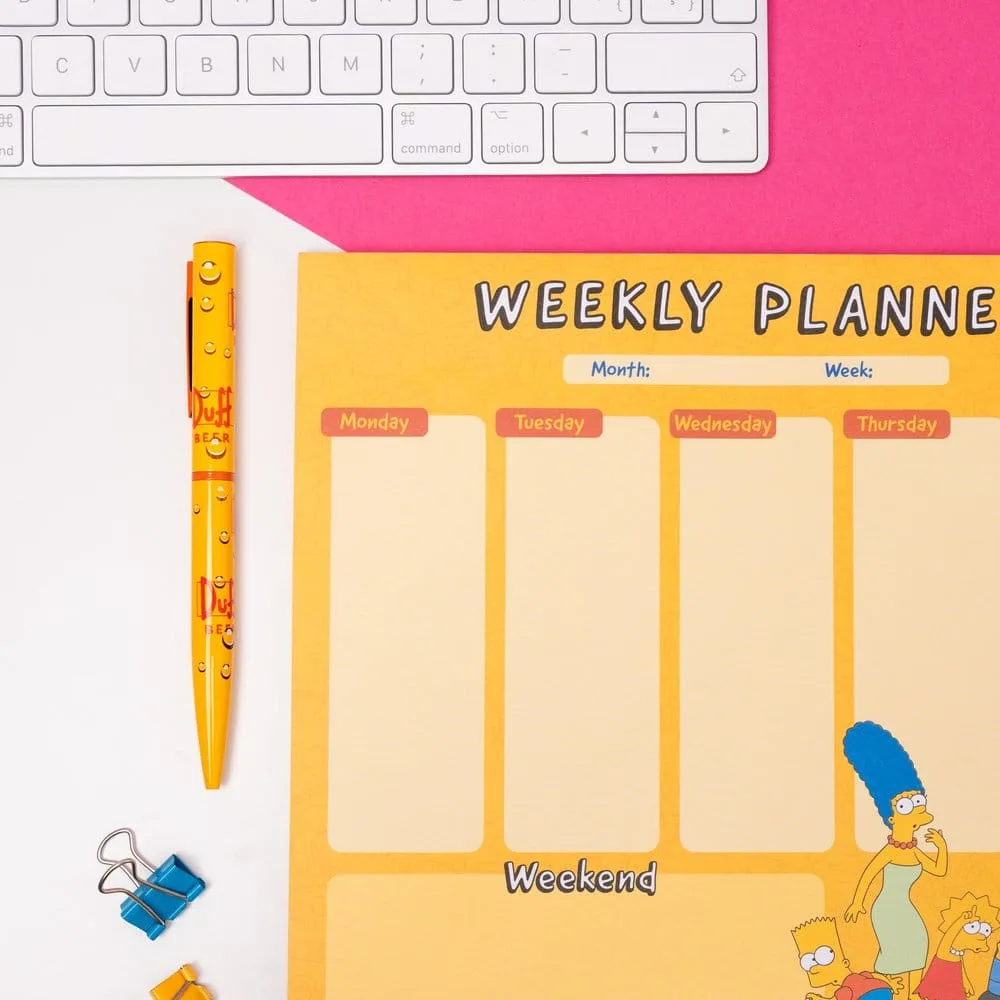 The Simpsons Weekly Planner – 54 Pages A4 4