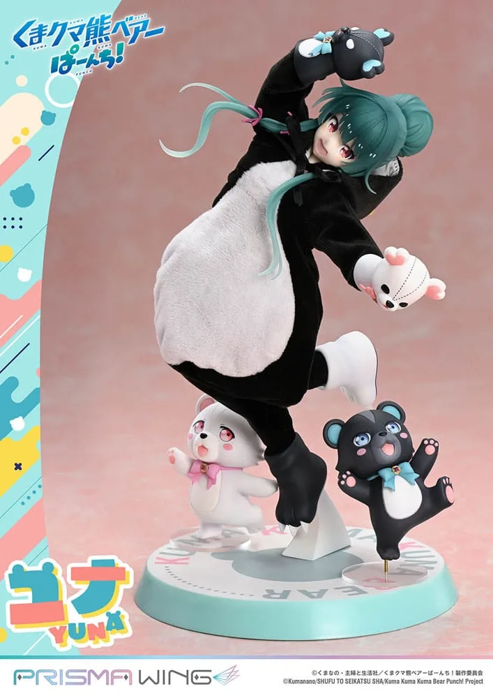 Kuma Kuma Kuma Bear Punch Statue – Yuna Prisma Wing 28 cm 25