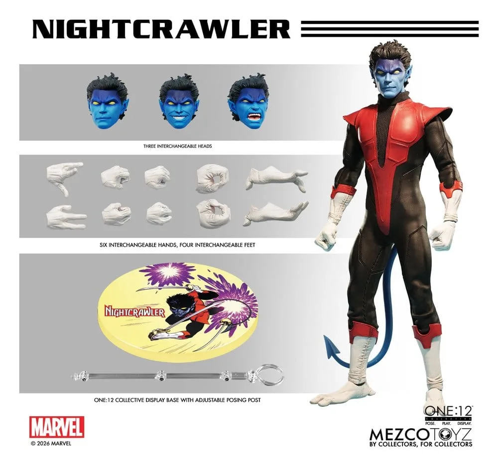Marvel X-Men Action Figure – Nightcrawler One:12 Collective 16 cm 12