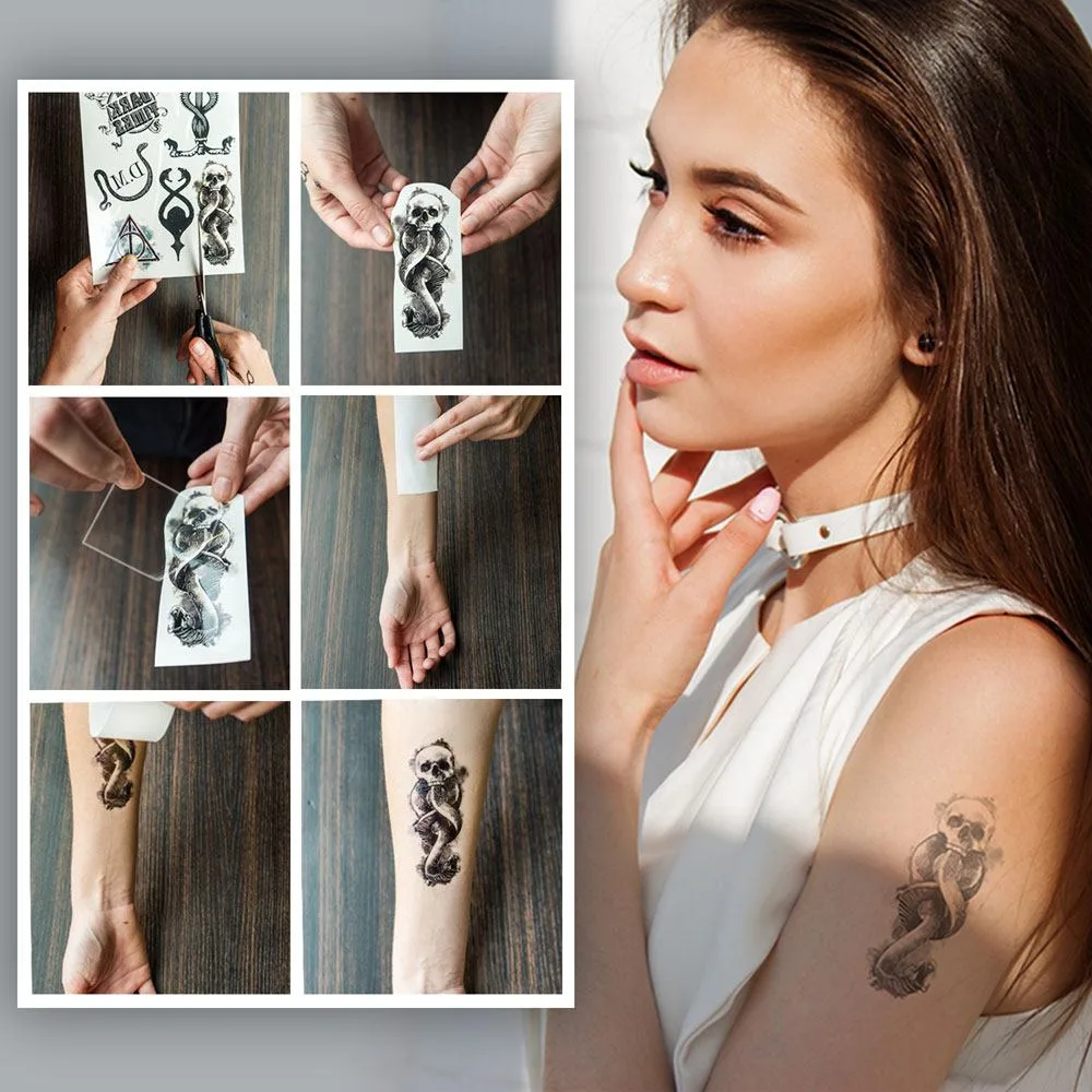 Harry Potter Temporary Tattoos – 35 Designs in Four Themes 4