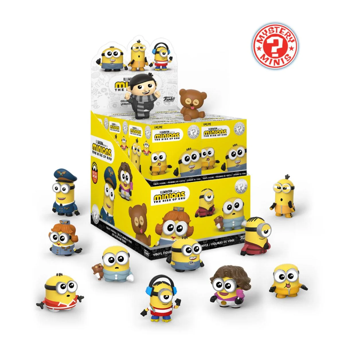 Minions II Vinyl Figures – Mystery Minis Display of 12 6 cm