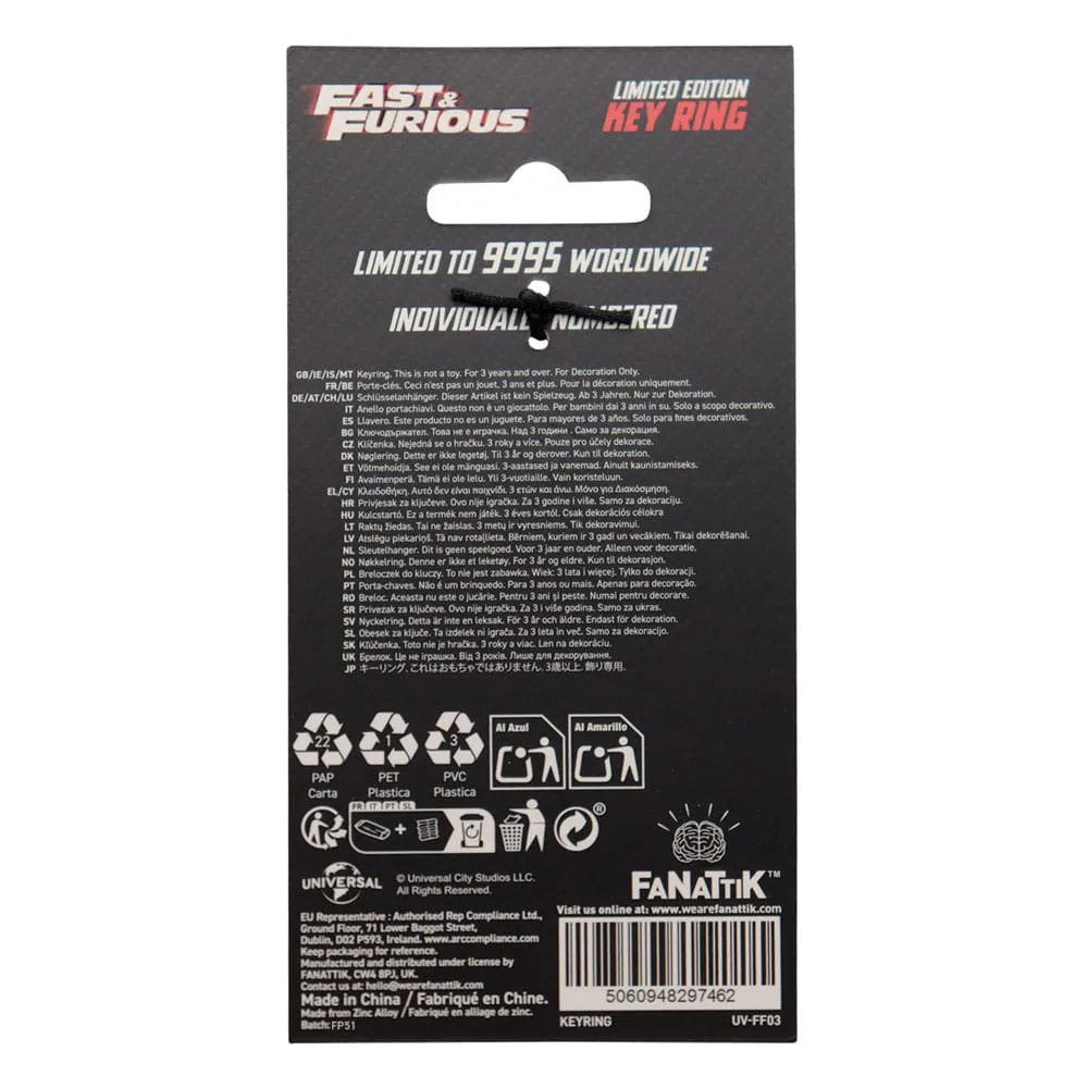 Fast & Furious Keychain – You Ride You Fight Limited Edition 4