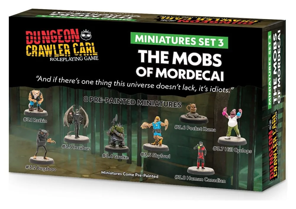 Dungeon Crawler Carl Miniatures – Set 3 Mobs of Mordecai 2