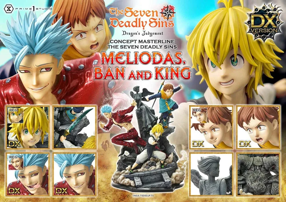 Seven Deadly Sins Statue – Meliodas Ban and King Deluxe 55 cm 5