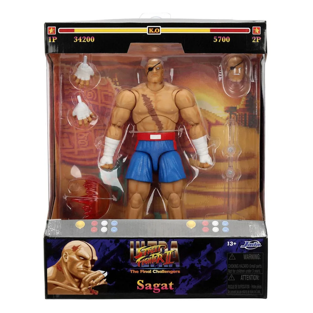 Ultra Street Fighter II Action Figure – Sagat 1/12 Scale 19 cm 2