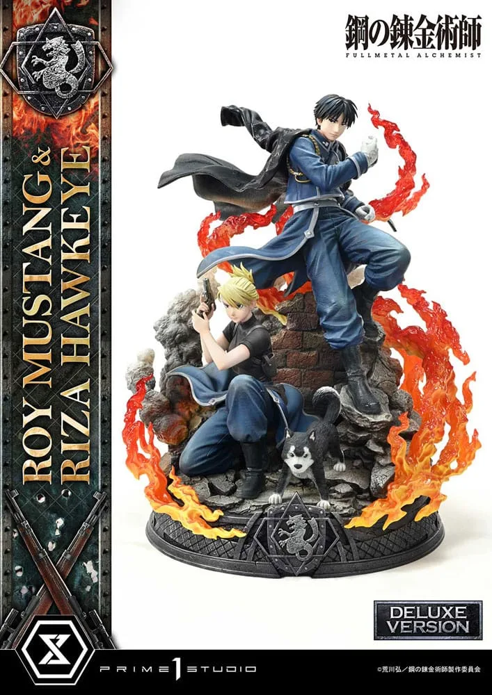 Fullmetal Alchemist Statue – Roy and Riza Deluxe 50 cm 1