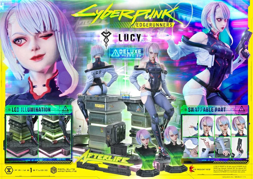 Cyberpunk Edgerunners Statue – Lucy Deluxe Bonus Version 50 cm 4
