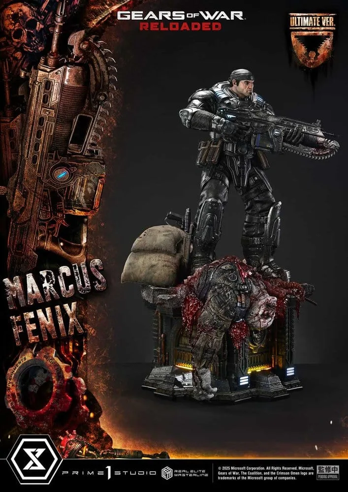 Gears of War Reloaded Statue – Marcus Fenix Ultimate 97 cm 12