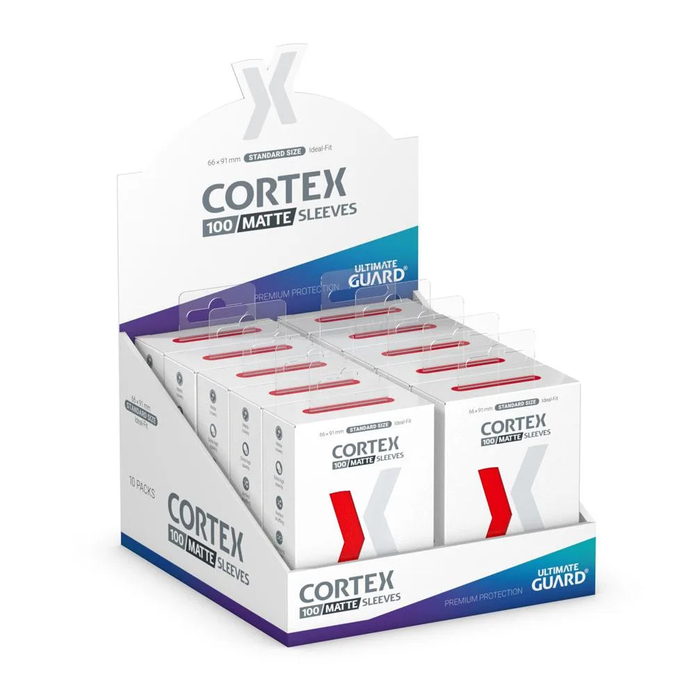Ultimate Guard Card Sleeves – Cortex Matte Red 66 x 91 mm 5