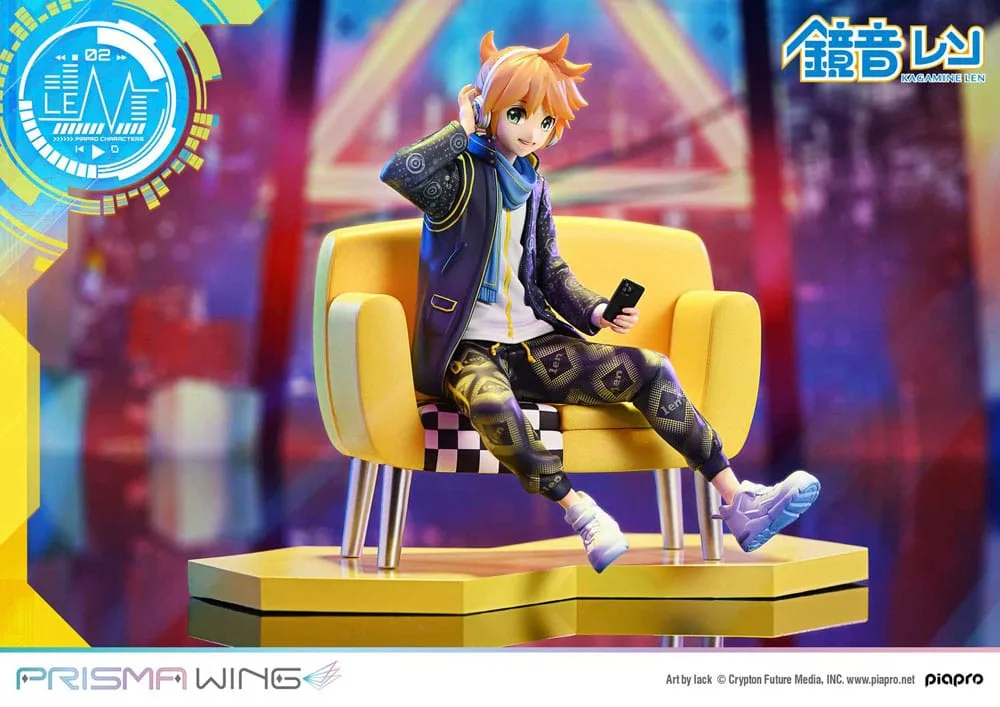 Vocaloid Statue – Prisma Wing Kagamine Len 1/7 18 cm 3