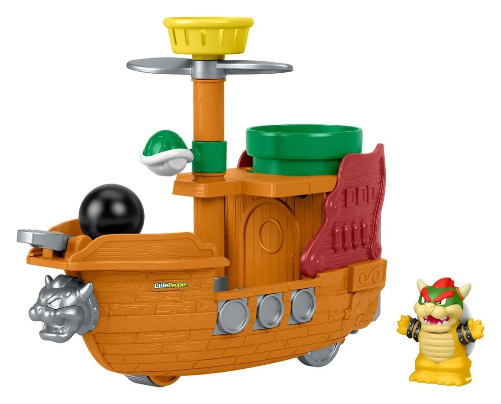 Super Mario Playset – Little People Bowser's Airship
