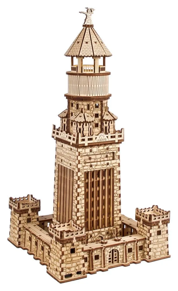 Lighthouse of Alexandria Model Kit – Ugears Wooden Edition 14