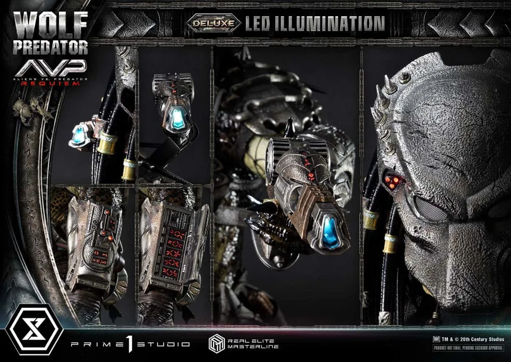 Alien vs. Predator Statue – Requiem Wolf Predator Deluxe 95 cm 22