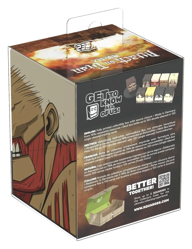 Attack on Titan Deck Box – Armored Titan Squaroe AOT007 10