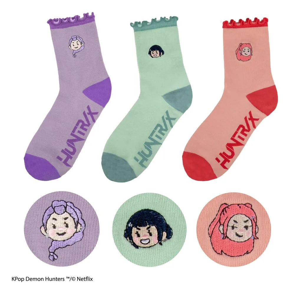 KPop Demon Hunters Socks – HUNTR/X 3-Pair Set