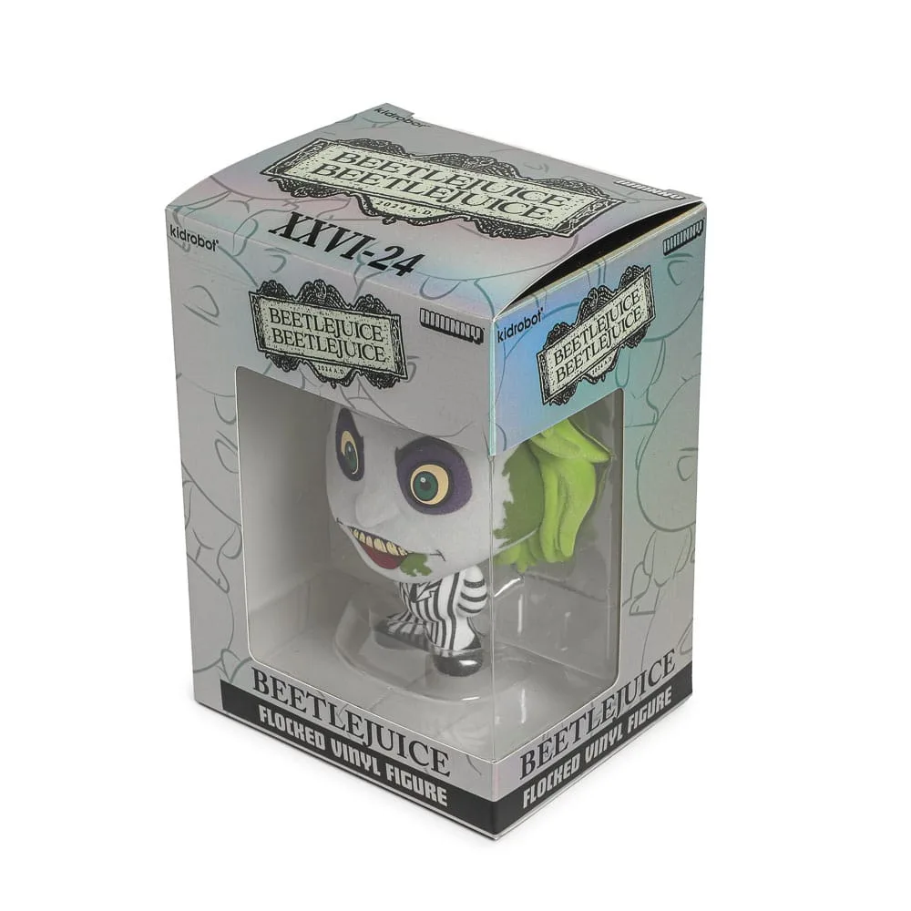 Beetlejuice Vinyl Figure – Bhunny Flocked Striped Suit 10 cm 8