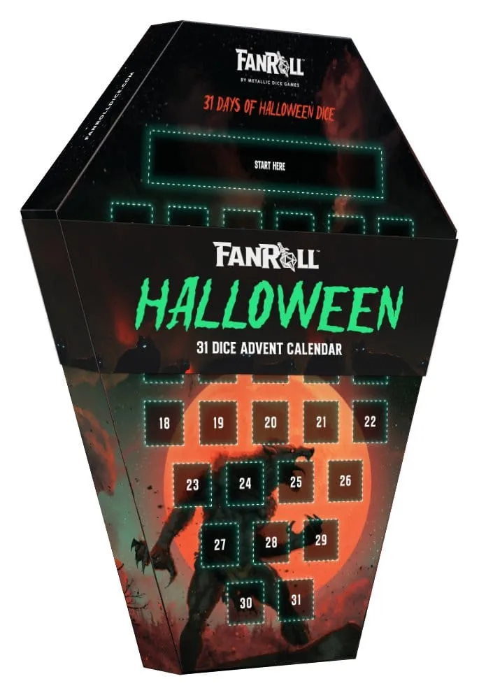 Halloween Advent Calendar – Dice Goblin Werewolf 2026 31 Days