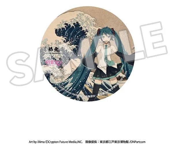 Hokusai x Hatsune Miku pinset – 8 verrassingsdoosjes 6 cm 2