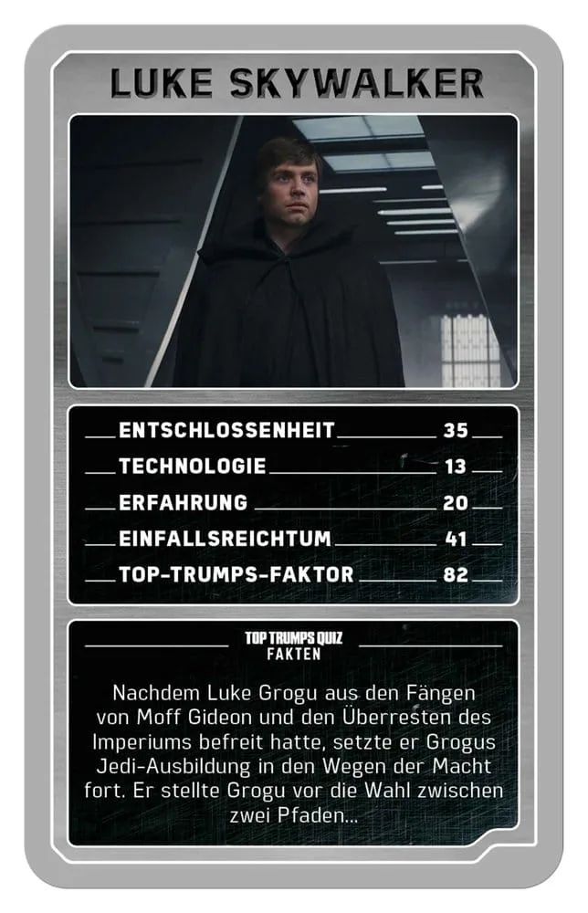 The Mandalorian and Grogu Card Game – Top Trumps German 4