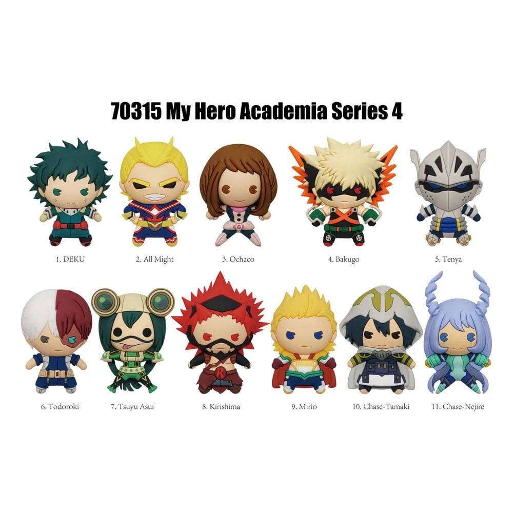 My Hero Academia Bag Clips – Series 4 24 Blind Bags