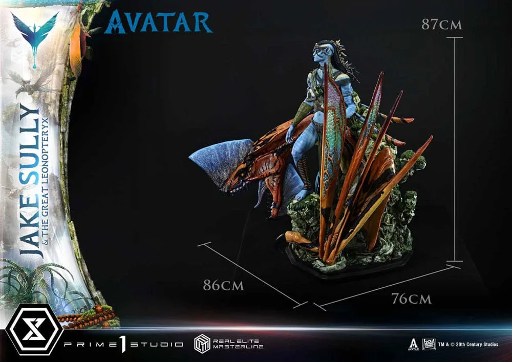 Avatar Statue – Jake Sully & The Great Leonopteryx 87 cm 5
