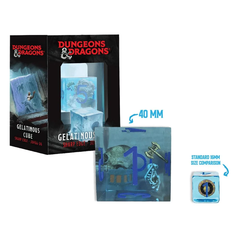 Dungeons & Dragons Jumbo Die – Gelatinous Cube 4 cm