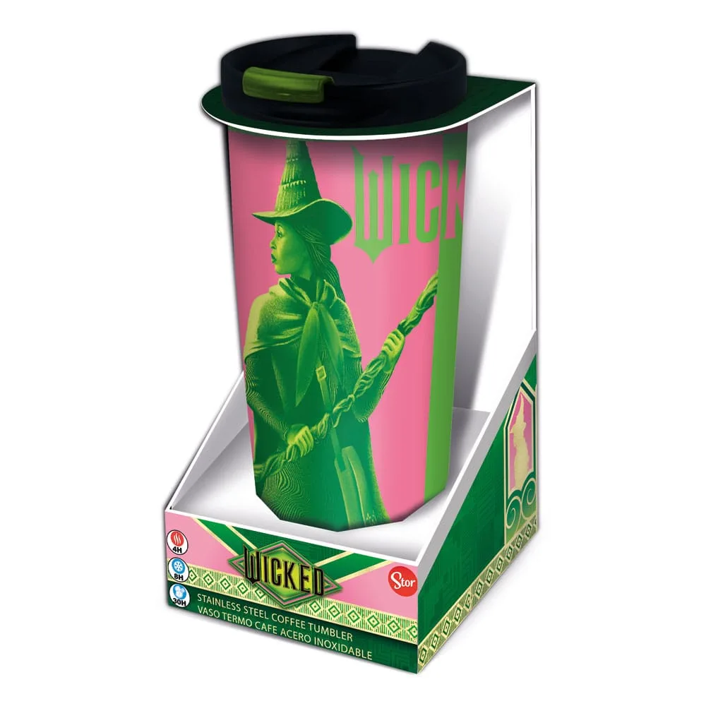 Wicked Travel Tumbler – Elphaba and Glinda