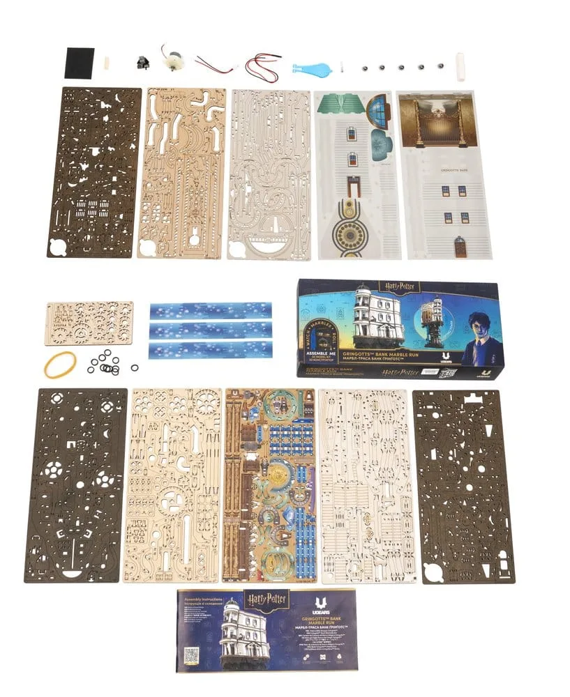 Harry Potter Wooden Model Kit – Gringotts Bank Marble Run 5