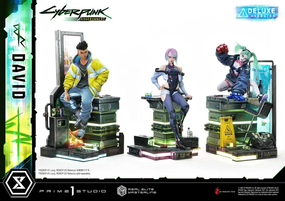 Cyberpunk Edgerunners Statue – David Bonus Version 58 cm 23