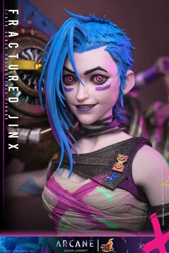 Arcane Action Figure – Fractured Jinx 1/6 28 cm 6