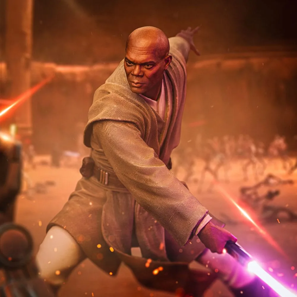 Star Wars Statue – Mace Windu Art Scale 18 cm 6