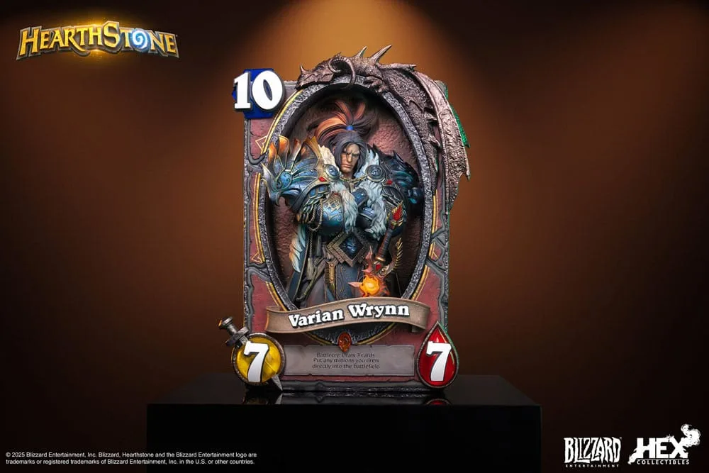 Hearthstone 3D Art Frame Statue – Varian Wrynn 31 cm 9