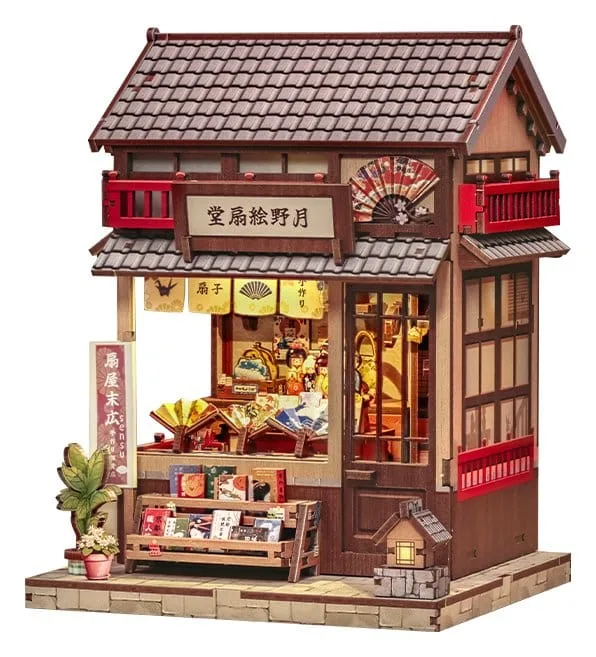 Miniatuurhuisje Bouwpakket – Tsukino Eogi-dou 19 x 14 cm 20