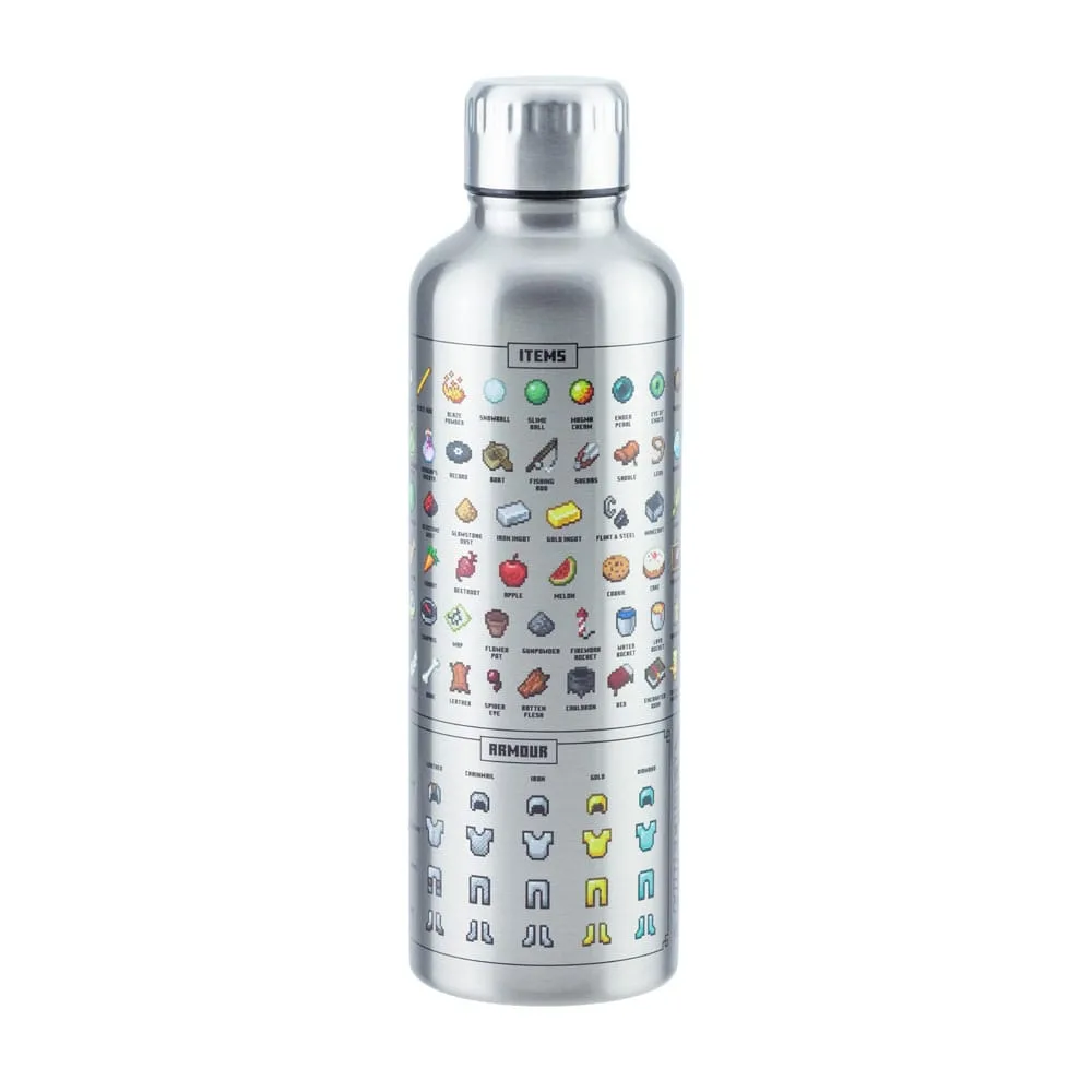 Minecraft Water Bottle – Stainless Steel Item Design 500 ml