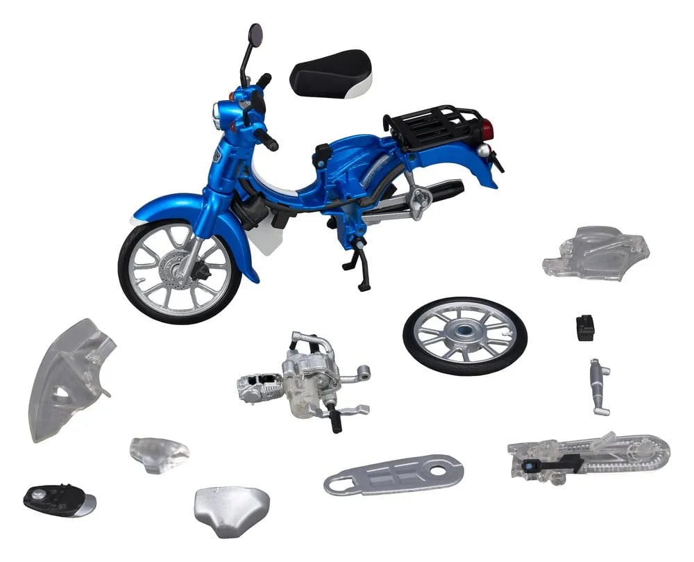 Honda Model Kit – Super Cub 110 Glint Wave Blue Metallic 6