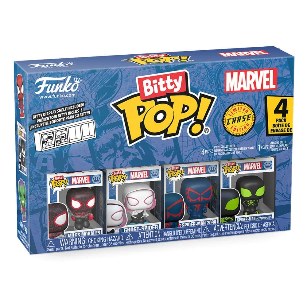 Spider-Man Vinyl Figures – Bitty POP Series 2 4-Pack 2 cm 9
