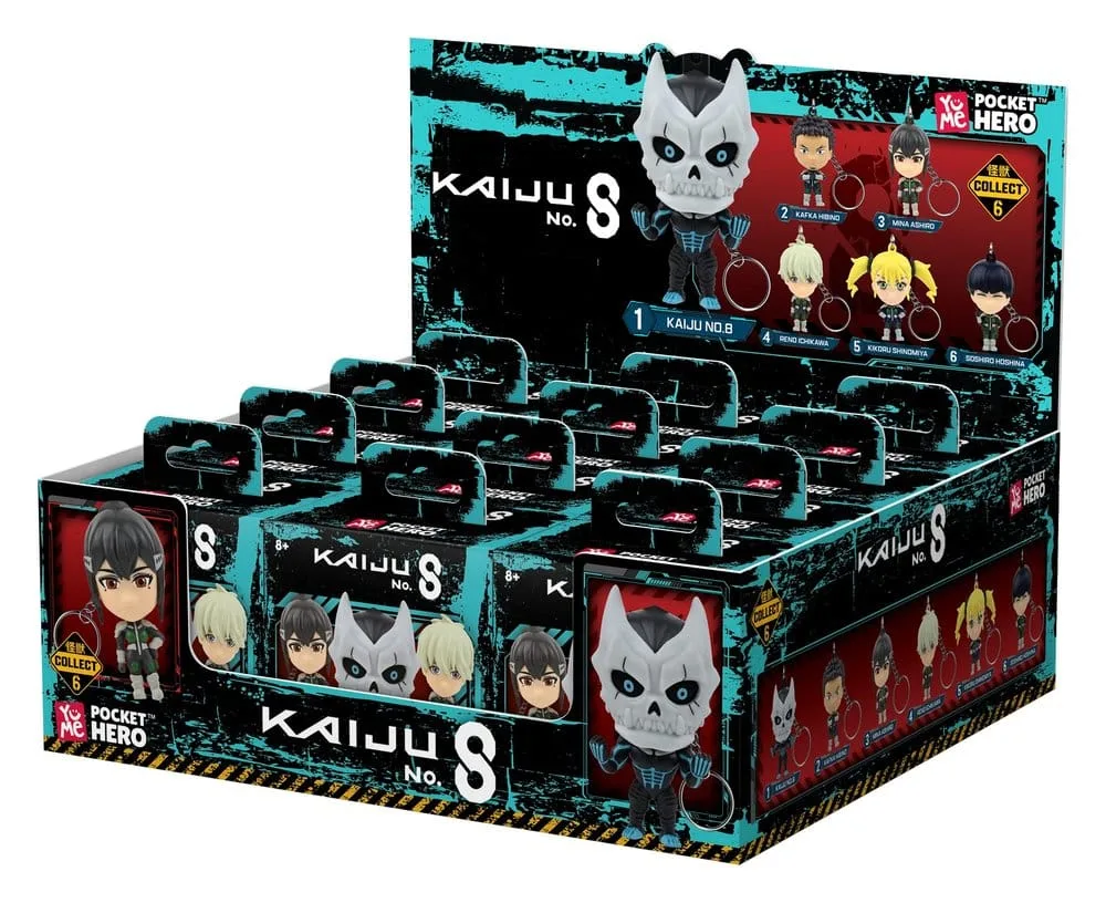 Kaiju No. 8 Keychain Display – Pocket Hero Series 1 12 Blind Boxes 4