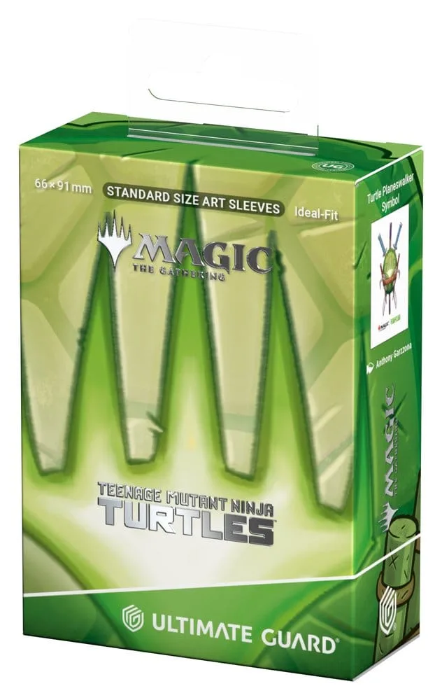 MTG TMNT sleeves – Turtle Planeswalker Symbol 66 x 91 mm 2