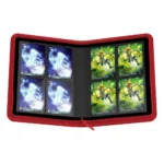 Ultimate Guard Card Binder – Red Xenoskin Zipfolio 160 8-Pocket 7