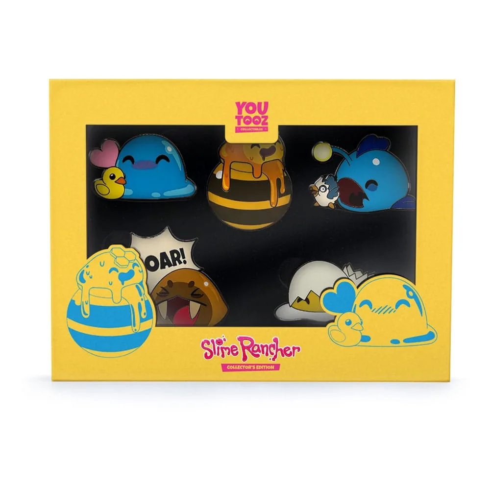 Slime Rancher Enamel Pins – Set 2 Five Designs 5 cm 6