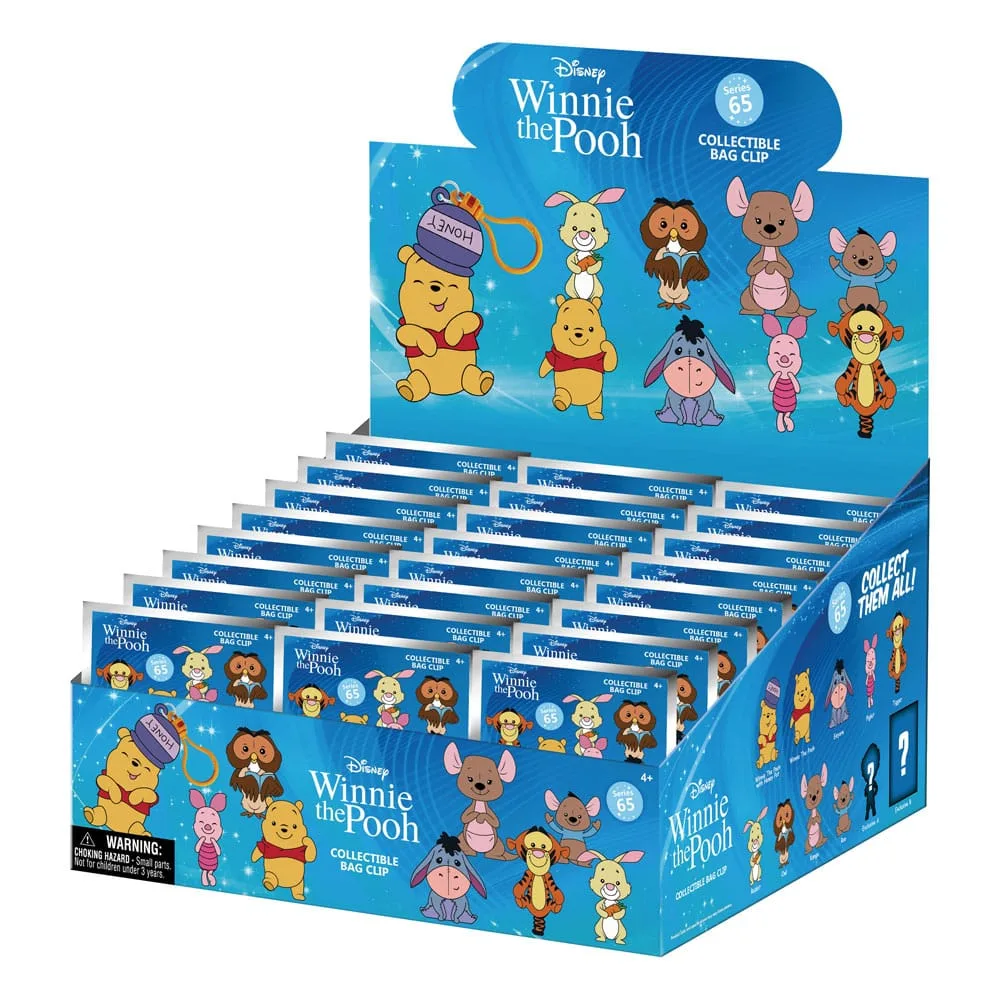 Winnie the Pooh Bag Clips – Series 2 Display of 24