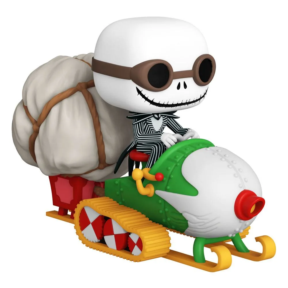Nightmare Before Christmas Vinyl Figure – Jack with Snowmobile 18 cm