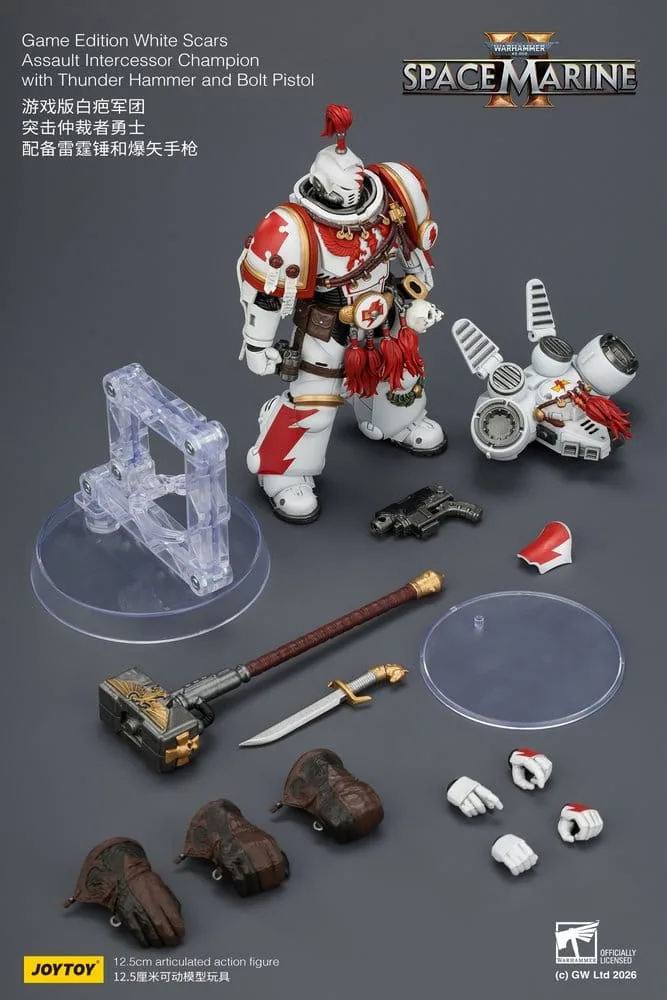 Warhammer Action Figure – White Scars Champion 12.5 cm 10