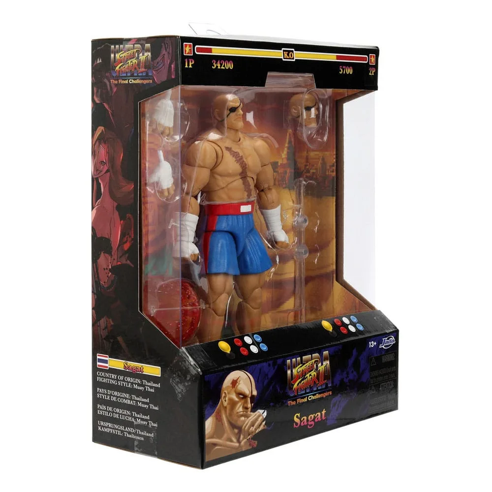 Ultra Street Fighter II Action Figure – Sagat 1/12 Scale 19 cm 3
