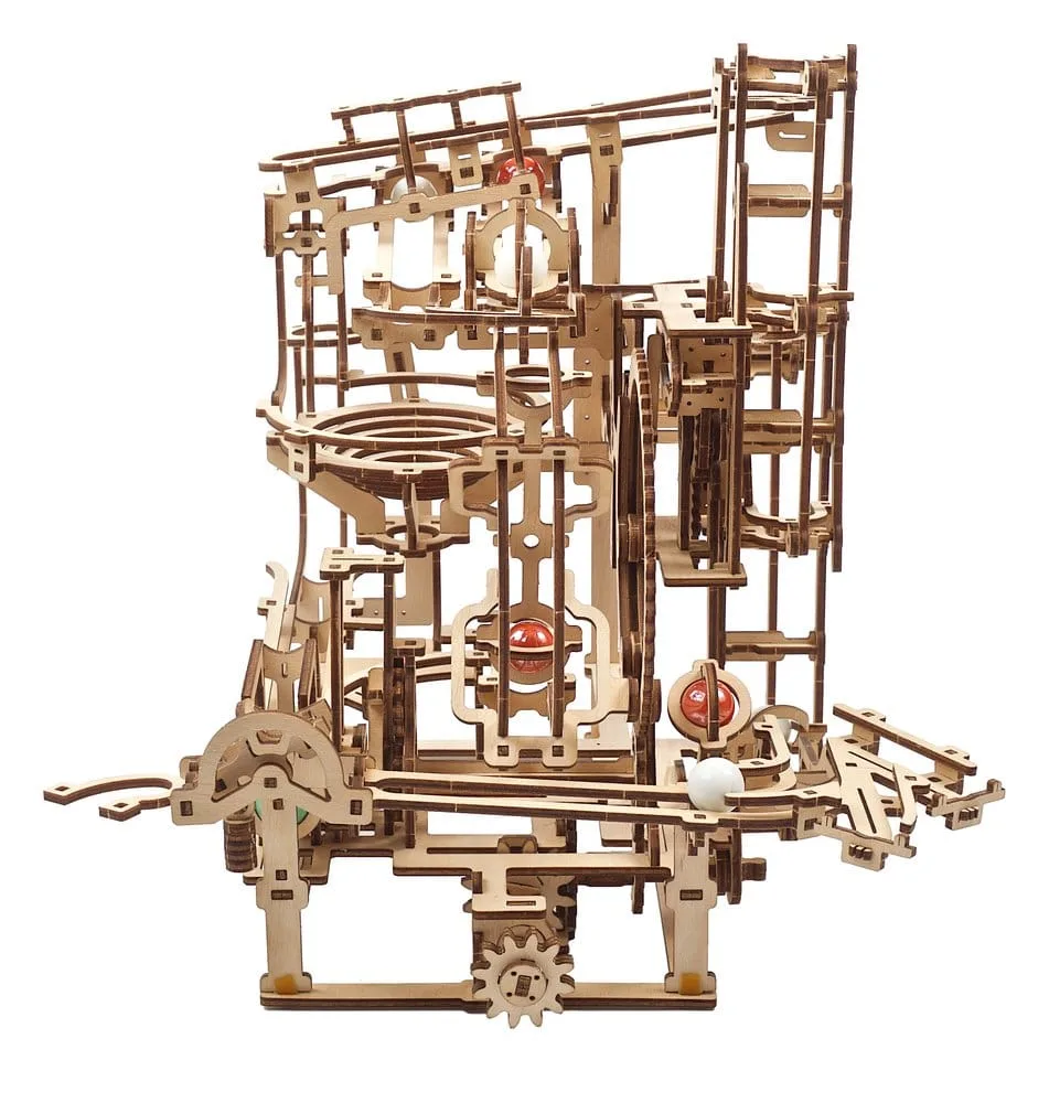 Ugears Wooden Model Kit – Marble Run Stepped Hoist 20
